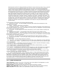 Instructions for Form CALRECYCLE E-1-77 Application for Solid Waste Facility Permit and Waste Discharge Requirements - California, Page 7