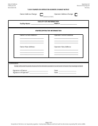 Form CalRecycle675 45-day Owner or Operator Change Notice - California, Page 2