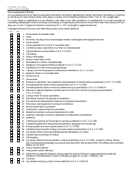 Form CSO-1229A Criminal History Self Disclosure Affidavit - Arizona, Page 2
