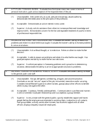 DJJ Form ADSD-21(A) Juvenile Probation Standardized Evaluation Guidelines - Florida, Page 2