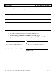 DJJ Form ADSD-007 Protective Action Response Performance Evaluation - Contracted Facility Staff - Florida, Page 4