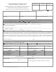 Form DFS-F2-DWC-3 &quot;Request for Wage Loss/Temporary Partial Benefits&quot; - Florida