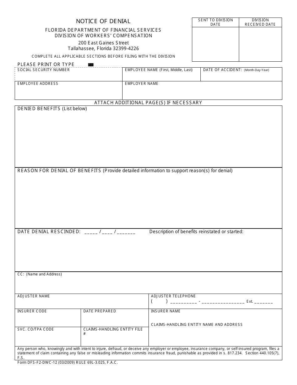 Form Dfs F2 Dwc 12 Fill Out Sign Online And Download Fillable Pdf