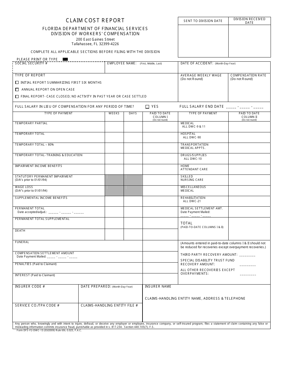 Form Dfs-f2-dwc-13 - Fill Out, Sign Online And Download Fillable Pdf 