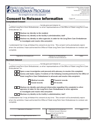 Form LTCOP-001 Case Investigation - Confidential - Florida, Page 3