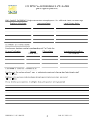Form CCE-001 Cce Impartial Decisionmaker Application - Florida, Page 2