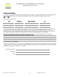 Form CCE-001 Cce Impartial Decisionmaker Application - Florida, Page 3