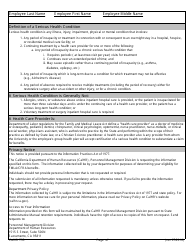 Form CALHR755 Certification of Health Care Provider for Family Member&#039;s Serious Health Condition - California, Page 4