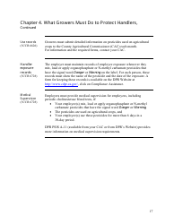 Pesticide Use Compliance Guide for Employers and Businesses - California, Page 17