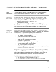 Pesticide Use Compliance Guide for Employers and Businesses - California, Page 18