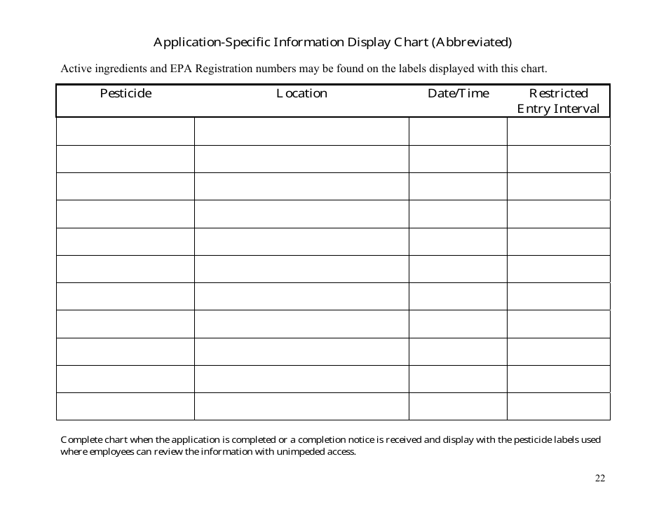 Pesticide Use Compliance Guide for Employers and Businesses - California, Page 22