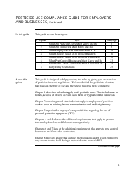 Pesticide Use Compliance Guide for Employers and Businesses - California, Page 2