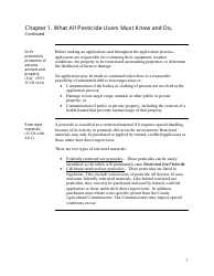 Pesticide Use Compliance Guide for Employers and Businesses - California, Page 7