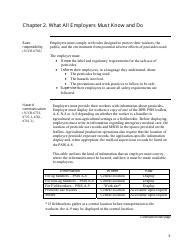 Pesticide Use Compliance Guide for Employers and Businesses - California, Page 8