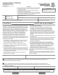 Document preview: Form JD-JM-60 Affidavit/Consent to Termination of Parental Rights - Connecticut