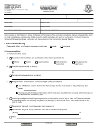 Form JD-JM-129 Permanency Plan Order and Review - Connecticut