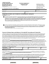 Document preview: Form JD-JM-187 Juvenile Matters Victim's Designation of Receiver for Child's HIV/AIDS Test Results - Connecticut
