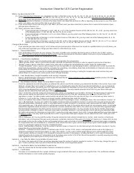 Form UCR-1 Unified Carrier Registration - Connecticut, Page 2