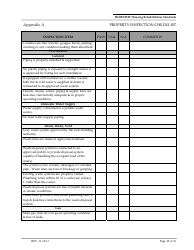 Appendix A Property Inspection Checklist Form - Arizona, Page 10