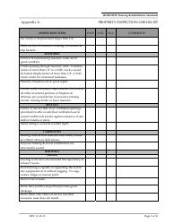 Appendix A Property Inspection Checklist Form - Arizona, Page 3