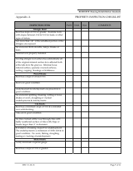 Appendix A Property Inspection Checklist Form - Arizona, Page 5