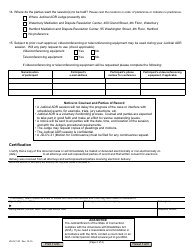 Form JD-CV-130 Request for Judicial Alternative Dispute Resolution (J-Adr) - Connecticut, Page 2