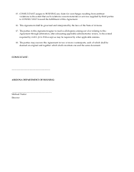 Consulting Agreement Template - Arizona, Page 3
