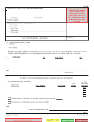 Document preview: Form JV-500 Parentage Inquiry - Juvenile - California