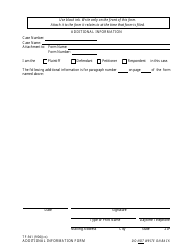Document preview: Form TF-941 Additional Information - Alaska