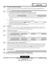 Form DV-130 V Restraining Order After Hearing (Order of Protection) - California (Vietnamese), Page 4