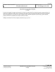 Document preview: Formulario JV-126 S Sin Arreglos De Manutencion ( 300(G)) - California (Spanish)