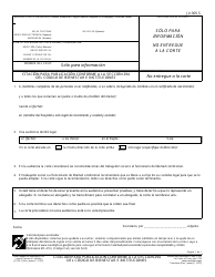 Document preview: Formulario JV-305 S Citacion Para Publicacion Conforme a La Seccion 294 Del Codigo De Bienestar E Instituciones - California (Spanish)