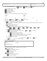 Form JV-550 Juvenile Court Transfer - out Orders - California, Page 2