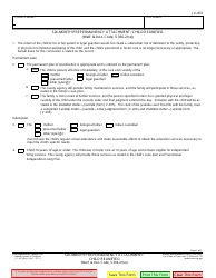 Document preview: Form JV-431 Six-Month Prepermanency Attachment: Child Reunified (Welf. & Inst. Code, 366.21(E)) - California