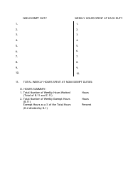 Worksheet to Help Determine Exempt/Non-exempt Status of Managerial or Executive Employees - Connecticut, Page 5