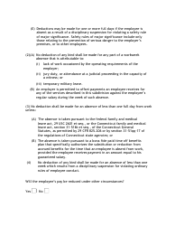 Worksheet to Help Determine Exempt/Non-exempt Status of Managerial or Executive Employees - Connecticut, Page 7