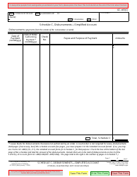 Document preview: Form GC-405(C) Schedule C Disbursements - Simplified Account - California