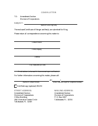 Form CR2E114 Certificate of Merger for Florida Limited Partnership or Limited Liability Limited Partnership - Florida, Page 2