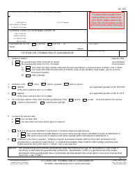 Document preview: Form GC-255 Petition for Termination of Guardianship - California