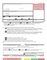 Form DE-295 (GC-395) Download Fillable PDF or Fill Online Ex Parte ...