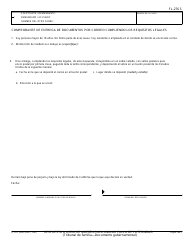 Formulario FL-276 S Respuesta a Aviso De Mocion Para Anular Fallo De Paternidad - California (Spanish), Page 3