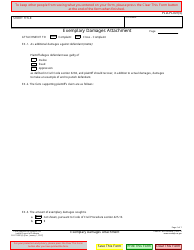 Document preview: Form PLD-PI-001(6) Exemplary Damages Attachment - California