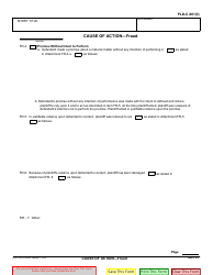Form PLD-C-001(3) Cause of Action - Fraud - California, Page 2