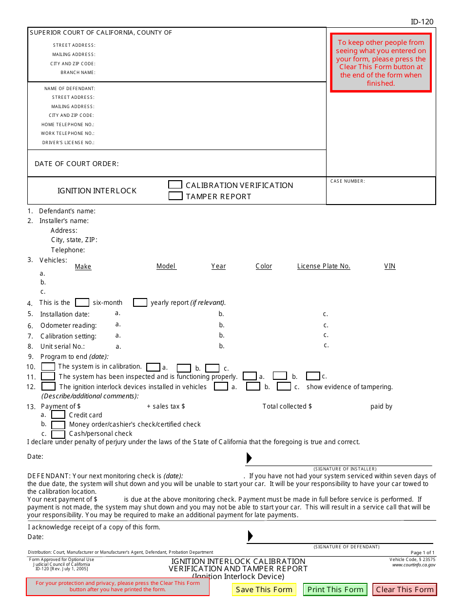 Form ID-120 - Fill Out, Sign Online and Download Fillable PDF ...