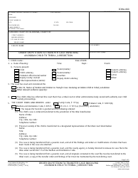 Document preview: Form ICWA-060 Order on Petition to Transfer Case Involving an Indian Child to Tribal Jurisdiction - California