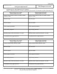 Formulario ICWA-030 S Aviso De Proceso De Custodia Para Un Nino Indigena - California (Spanish), Page 3