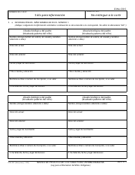 Formulario ICWA-030 S Aviso De Proceso De Custodia Para Un Nino Indigena - California (Spanish), Page 5