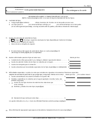 Formulario FL-150 S Declaracion De Ingresos Y Gastos - California (Spanish), Page 4