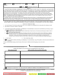 Form GC-020 Notice of Hearing - Guardianship or Conservatorship - California, Page 2