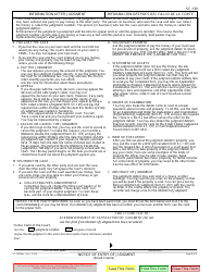 Form SC-130 Notice of Entry of Judgment (Small Claims) - California (English/Spanish), Page 2